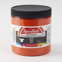 Speedball Screen Printing Ink Fabric 8oz Orange