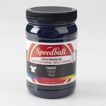 Speedball Screen Printing Ink Fabric 32oz Blue Denim