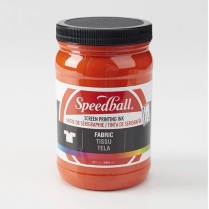 Speedball Screen Printing Ink Fabric 32oz Orange