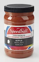 Speedball Screen Printing Acrylic Ink 32oz Brown