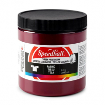 Speedball Screen Printing Ink Fabric 8oz Burgundy