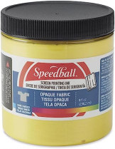 Speedball Screen Printing Ink Fabric 8oz Citrine