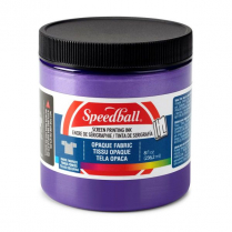 Speedball Screen Printing Ink Fabric 8oz Amethyst