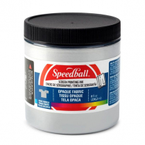 Speedball Screen Printing Ink Fabric 8oz Silver