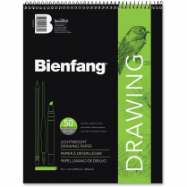 Bienfang Drawing Pad Lightweight 9" x 12" 50Sheets
