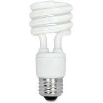 Satco 13-watt Fluorescent T2 Spiral CFL Bulb 4/box