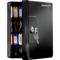Sentry&reg; Key Box Cabinet Holds 25 Keys Black
