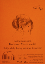 SM-LT Universal Mixed Media Pad Spiral A3 30Sheets