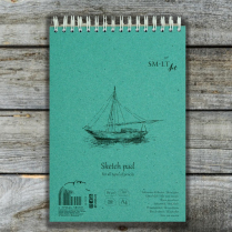 SM-LT Sketch Pad Spiral A4 120Sheets