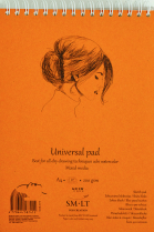 SM-LT Universal Mixed Media Pad Spiral A4 40Sheets