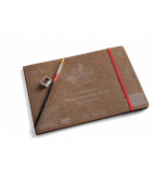 SM-LT Brown Watercolour Album 6.9" x 9.6" 12Sheets