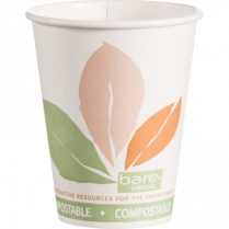 Solo&reg; Bare&reg; Compostable Hot Cups 8 oz. 50 cups/pkg