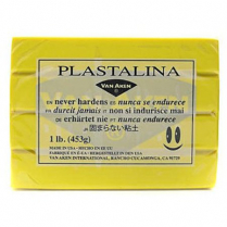 Van Aken Plastalina Clay 1lb Yellow