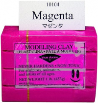 Van Aken Plastalina Clay 1lb Magenta