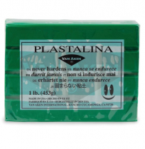 Van Aken Plastalina Clay 1lb Green