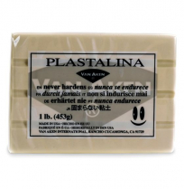 Van Aken Plastalina Clay 1lb Ivory