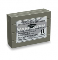 Van Aken Plastalina Clay 1lb Grey