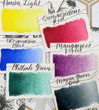 Stoneground Watercolour Palette Small Botanical Cool 6/set