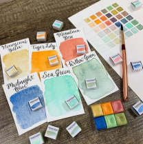 Stoneground Watercolour Palette Small Sea to Sky 6/set