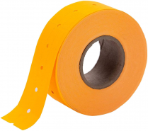 Price Gun Labels Single Roll Fluorescent Orange