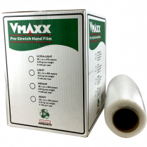 VMAXX PreStretch Lilght Weight Hand Film 18" x 1,476' 4 rolls/case