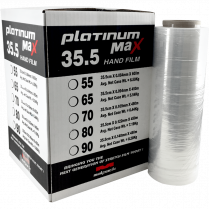 Platinum Max Hand Film 65g 14"W x 1,476'L 4 rolls/case