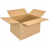 Kraft Corrugated Shipping Boxes 10" x 10" x 10" 25/pkg