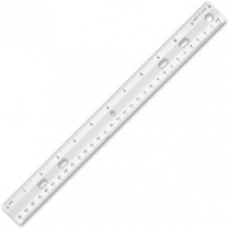 Sparco 12" / 30cm Standard Metric / Imperial Ruler Clear