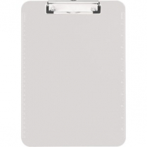Business Source Flat Clip Clipboard 9" x 12" Clear