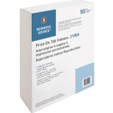 Business Source Print-On Tab Indexes White Letter 5tabs/set 50sets/Box