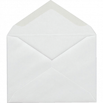 Supremex Invitation Envelopes V-Flap #5 4-3/8&rdquo; x 5-1/2&rdquo; 24 lb White 100/box