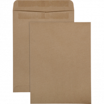 Basics&reg; Catalogue Envelopes Natural Kraft 9" x 12" 100/pkg