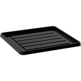 Storex&reg; School Locker / Office Cubicle Boot Tray 11" x 12" Black