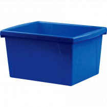 Storex&reg; Storage Bin 15L Blue