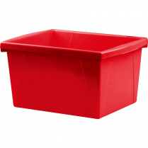 Storex&reg; Storage Bin 15L Red