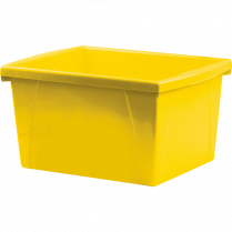 Storex&reg; Storage Bin 15L Yellow