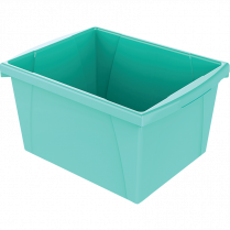 Storex&reg; Storage Bin 15L Teal