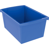 Storex&reg; Storage Bin 21L Blue