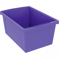 Storex&reg; Storage Bin 21L Purple