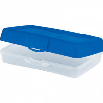 Storex&reg; Pencil Box Blue