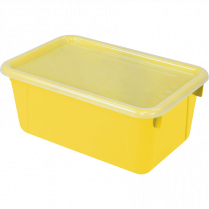 Storex&reg; Small Cubby Bins Yellow