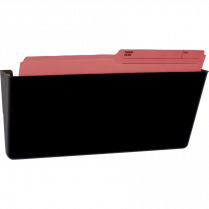 Storex&reg; Wall Files Legal Black 2/pkg