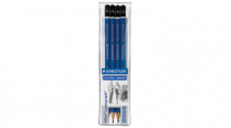 Staedtler&reg; Mars&reg; Lumograph&reg; Sketching Pencils Hard 4/set