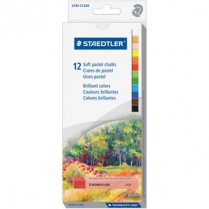 Staedtler&reg; Soft Chalk Pastels Assorted Colours 12/pkg