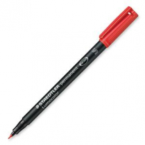 Staedtler&reg; Lumocolor&reg; permanent Pen Superfine Red