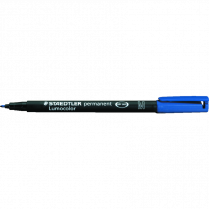 Staedtler&reg; Lumocolor&reg; Markers Permanent Medium Tip Blue