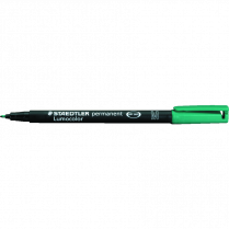 Staedtler&reg; Lumocolor&reg; Markers Permanent Medium Tip Green