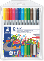 Staedtler&reg; Noris Club&reg; Markers 1.0 mm Assorted Colours 12/pkg