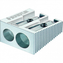 Staedtler&reg; Aluminum Pencil Sharpener Double Hole