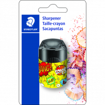 Staedtler&reg; Pencil Sharpener Single Hole Assorted Comic Designs